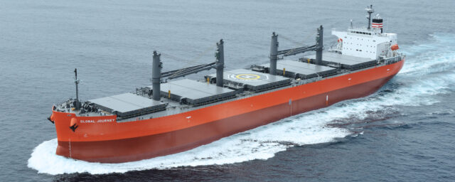 The Global Journey, a Handymax bulk vessel in NYK Bulk & Project Carriers’ fleet.