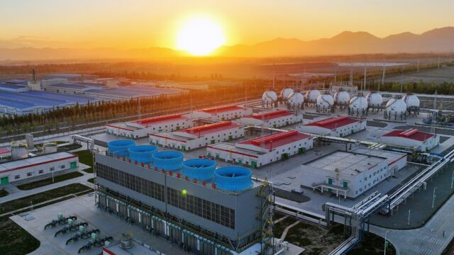 Sinopec’s Kuqa facility for hydrogen production.