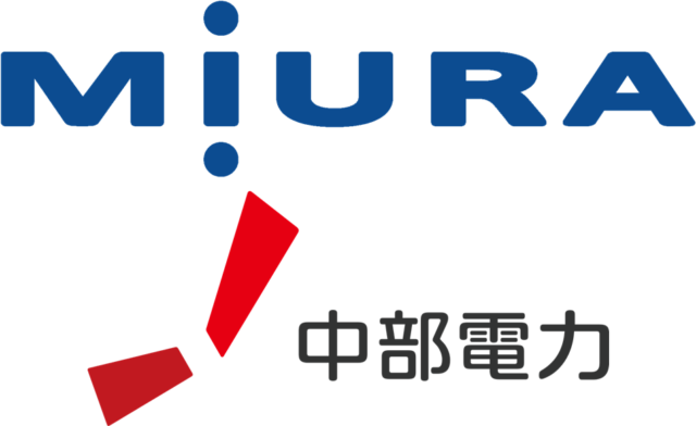 Miura Industries and Chubu Electric Power logos.