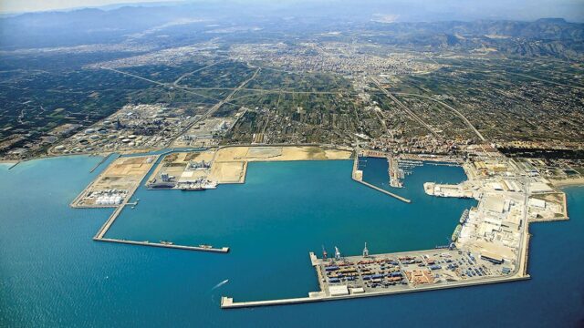 The Port of Castellón, Spain.