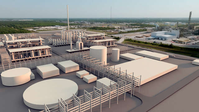 Graphic visualisation of ExxonMobil’s Baytown mega-project.