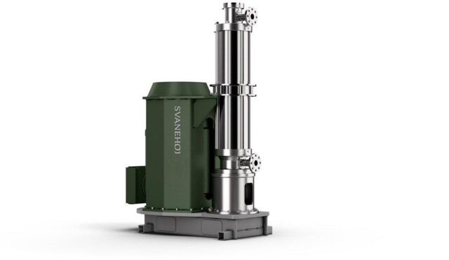 Svanehøj’s new high-pressure centrifugal pump for ammonia fuel.