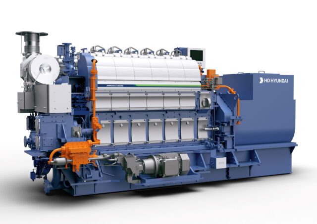 Hyundai Heavy Industries’ HiMSEN ammonia dual-fuel engine.