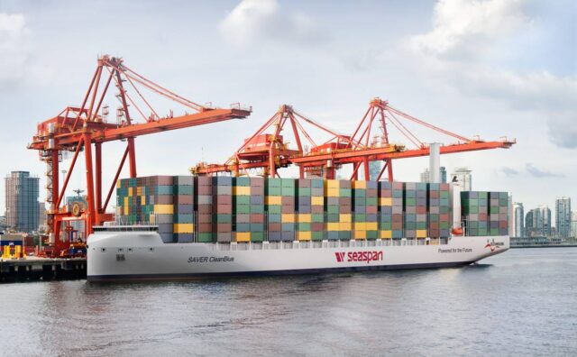 Seaspan's new 3,100 TEU feeder vessel design.