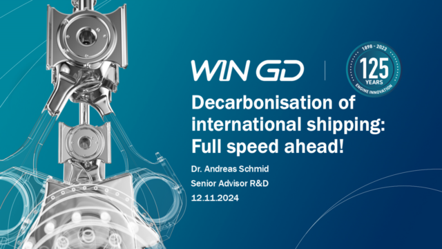 Decarbonisation of international shipping: Full speed ahead!