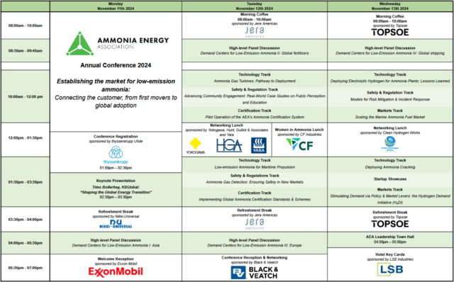 AEA 2024 conference schedule