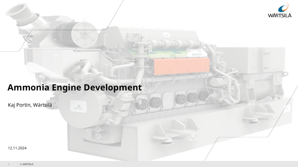 Ammonia Engine Development