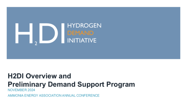 H2DI Overview and Preliminary Demand Support Program