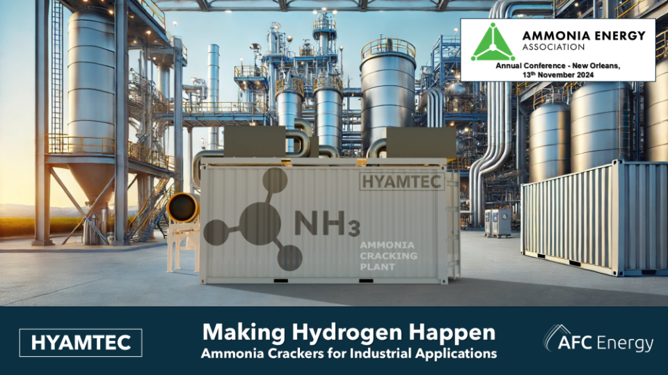 Making Hydrogen Happen – Ammonia Crackers for Industrial Applications