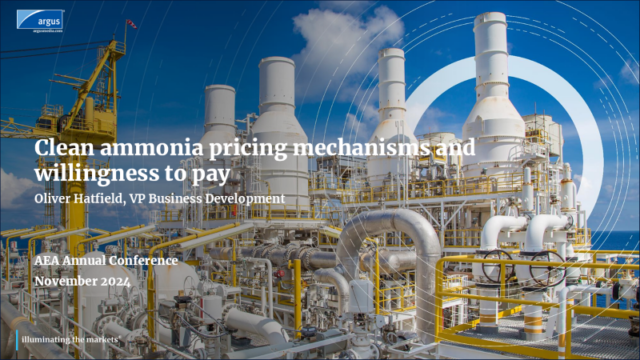 Clean ammonia pricing mechanisms and willingness to pay