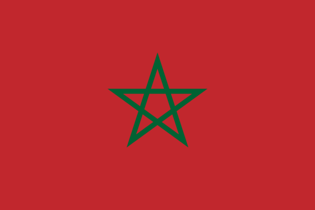 Moroccan flag.