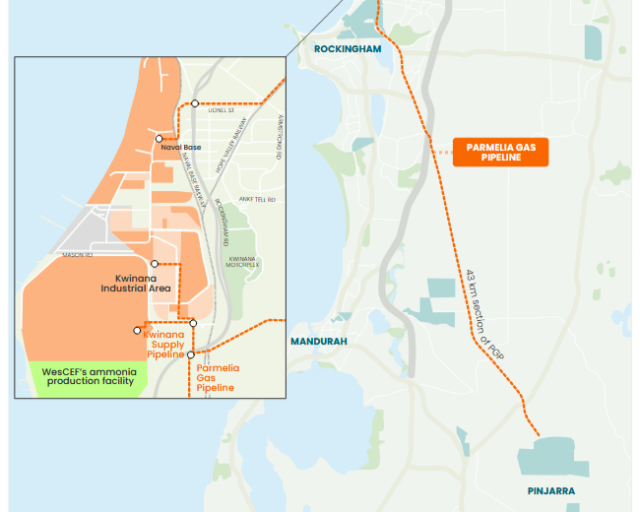 APA Group and WesCEF: Renewable ammonia production in Western Australia via over the fence hydrogen