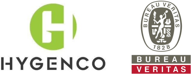 Hygenco and Bureau Veritas logos.