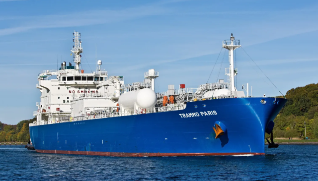 The Trammo Paris, an existing LNG carrier.