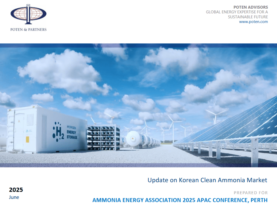 Update on Korean clean ammonia market