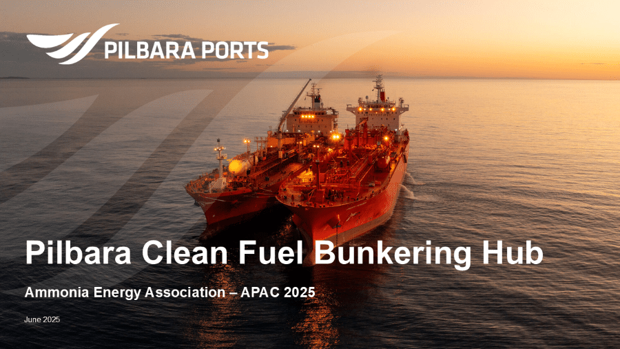 Pilbara Clean Fuel Bunkering Hub